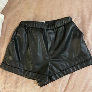Leather shorts - revolve